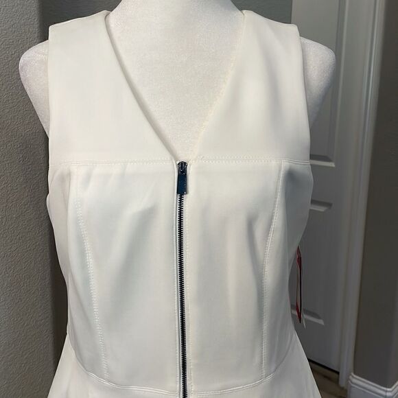 Vince Camuto New Zipper Sleeveless Mini Dress - Picture 3 of 5